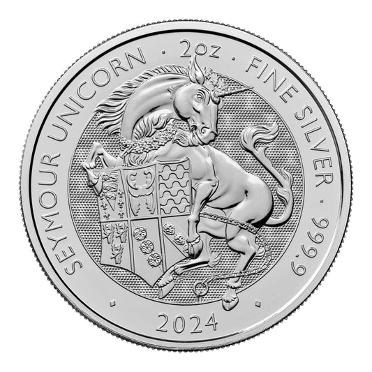 WB 5f Bestie Tudorów Unicorn 2oz Ag.999 2024