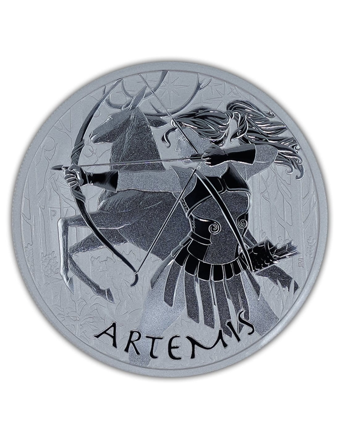 Tuvalu 1$ Gods of Olympus Artemis 2023 1oz Ag.999