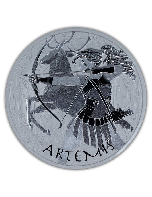 Tuvalu 1$ Gods of Olympus Artemis 2023 1oz Ag.999