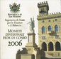 KMS SAN MARINO zestaw menniczy x9 2006