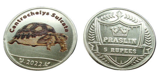 Seszele - Praslin 5 rupii Żółw 2022