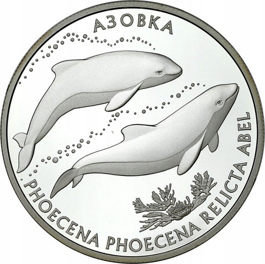 UKRAINA 10 UAH Delfin Azowski 2004