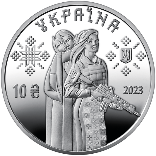 UKRAINA 10 UAH Kobiety obrończynie 2023