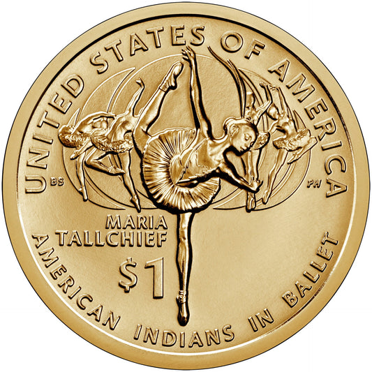 USA 1 $ Rdzenni Amerykanie Maria Tallchief 2023