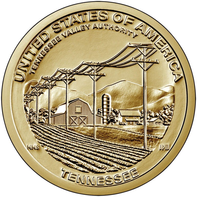 USA 1$ Innowacja Tennessee Valley 2022 nr17