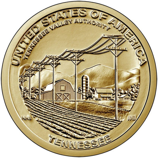 USA 1$ Innowacja Tennessee Valley 2022 nr17