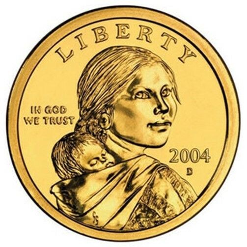 USA 1$ Rdzenni Amerykanie Sacagawea 2004