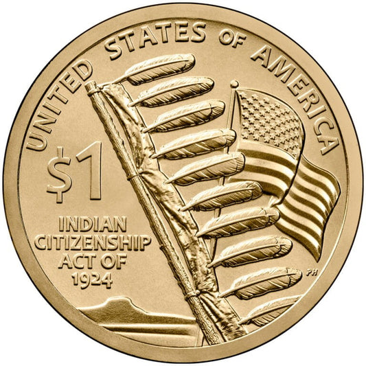 USA 1$ Rdzenni amerykanie  Indian Citizenship Act 2024