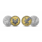 USA 2 x 1$ Eagle Heritage ed. 1 OZ Ag.999 2021