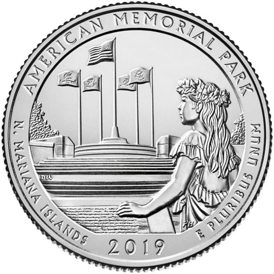 USA 25 c American Memorial Park  2019 nr 47