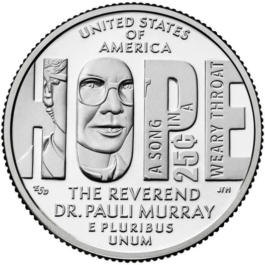 USA 25 c American Women Reverend Dr. Pauli Murray 2024 nr11