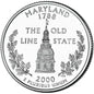 USA 25 c Maryland 2000