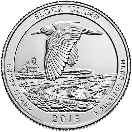 USA 25 c Park Block Island 2018 nr 45
