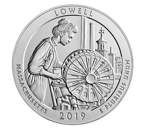 USA 25 c Park Lowell 2019 nr 46