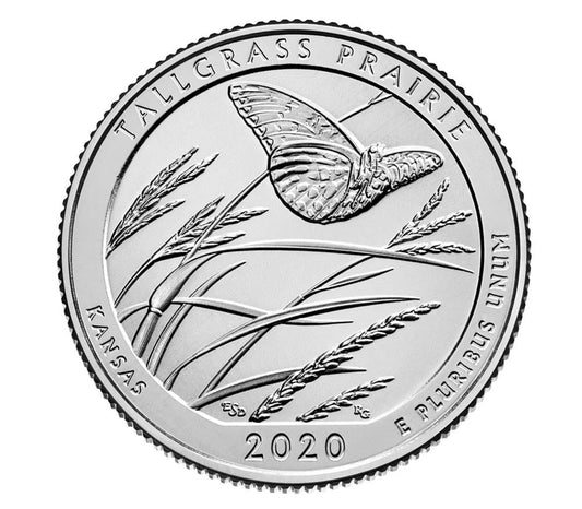 USA 25 c Park Tallgrass Praire 2020 nr55