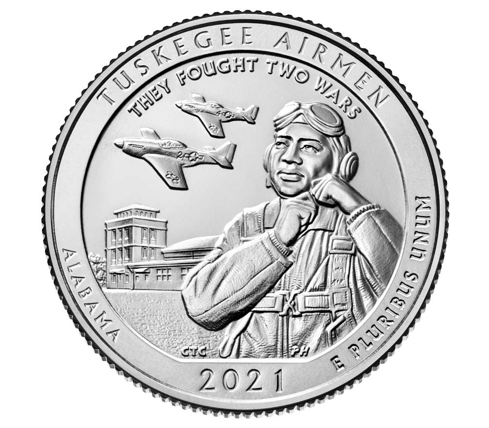 USA 25 c Park Tuskegee Airmen 2021 nr56