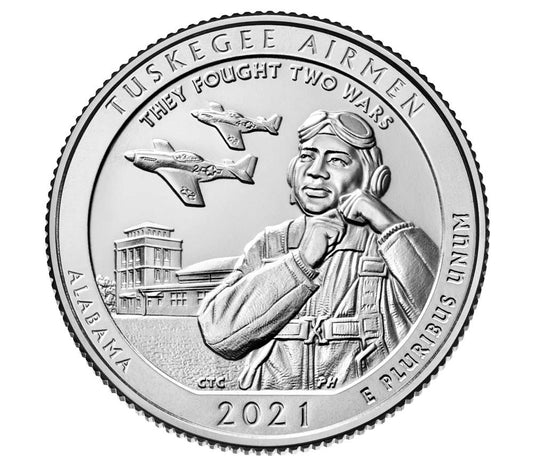 USA 25 c Park Tuskegee Airmen 2021 nr56