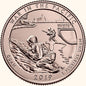 USA 25 c War in Pacific 2019 nr 48 24kAu