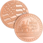 USA GSM Home of the Free Copper 1 oz Cu.999