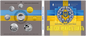 Ukraina Zestaw rocznikowy x8  2019