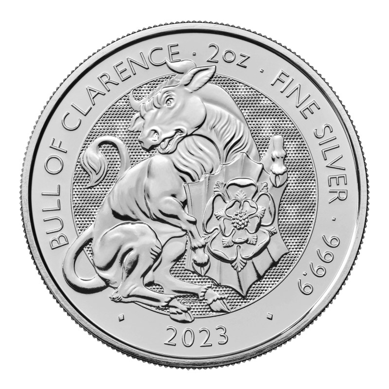 WB 5f Bestie Tudorów Bull Clarence 2oz Ag.999 2023