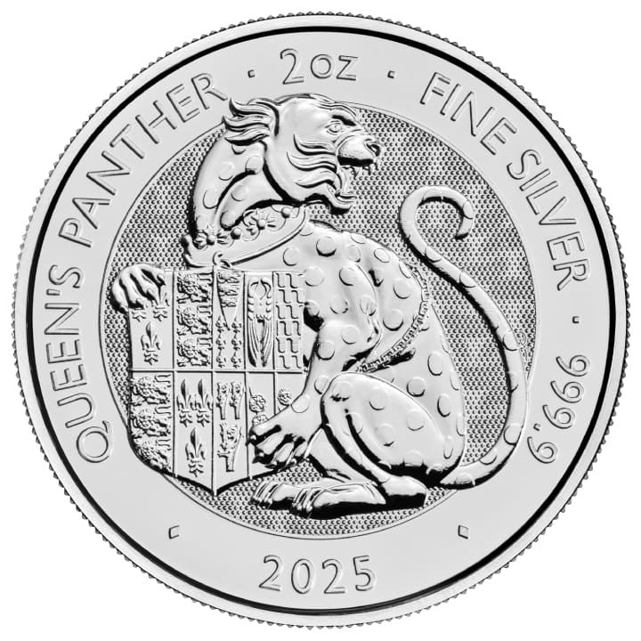 WB 5f Bestie Tudorów The Queen's Panther 2oz Ag.999 2025