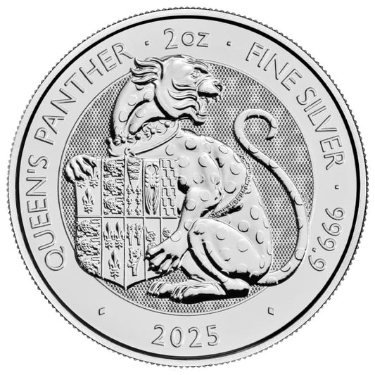 WB 5f Bestie Tudorów The Queen's Panther 2oz Ag.999 2025