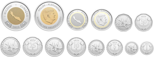 Zestaw menniczy Curacao x 7 Willem Alexander 2025