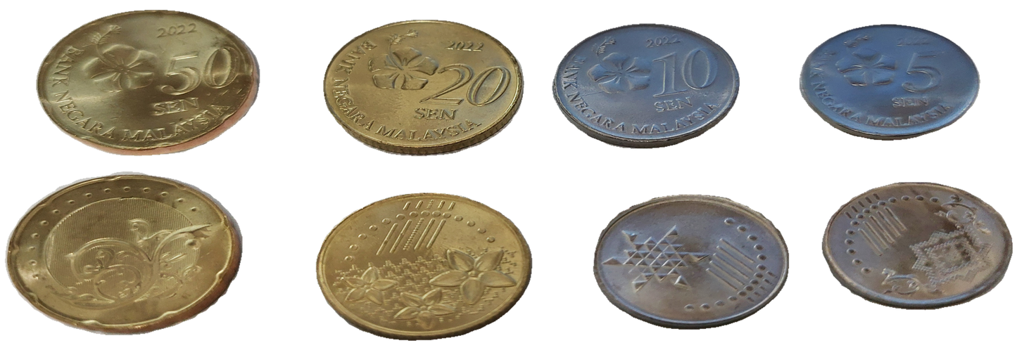 Zestaw menniczy Malezja x 4 2022